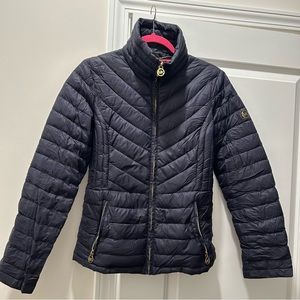 Lightweight Michael Kors Puffer Jacket; SMALL